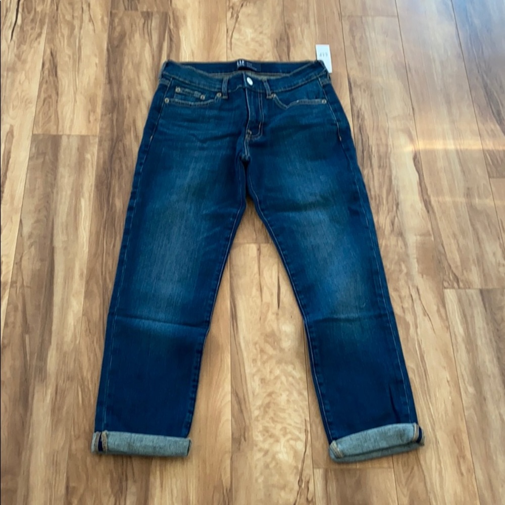 Gap Denim mid raise girlfriend woman’s jeans - Picture 1 of 9